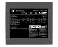 Thermaltake BX1 SE 650W 80 Plus Bronze - 1361615 - zdjęcie 5
